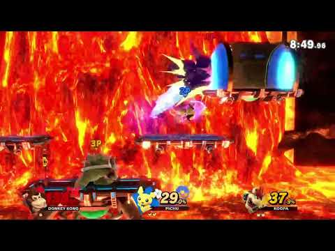 スマブラSP リプレイ ストック制 2187 [20年02年分]【ピチュー 2P自分】