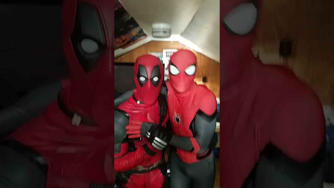 Daddy? #daddy #cosplay #marvel #comedy #spiderman #deadpool #captainamerica #fyp