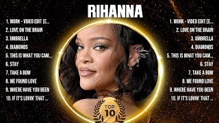 Rihanna Greatest Hits 2024 Collection - Top 10 Hits Playlist Of All Time