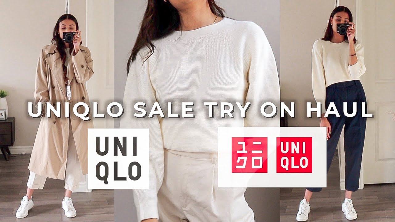 UNIQLO 2021 SPRING SALE TRY ON HAUL - YouTube