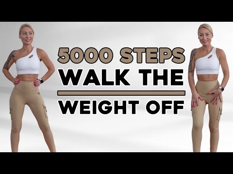 5000 STEPS FAST Walking Workout To Burn Fat Boost Your Mood Knee Friendly 