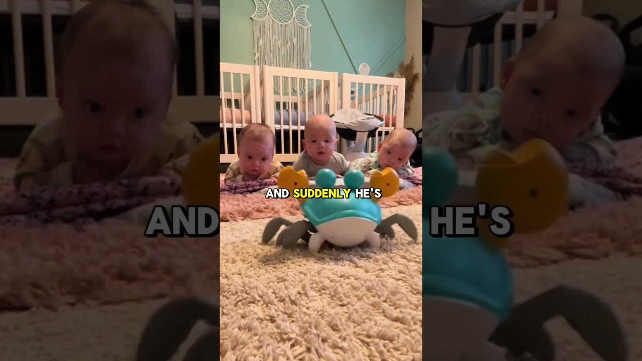 The Crawling Crab Toy That Made My Baby Love Tummy Time 