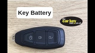 Ford Teardrop Proximity Key Battery change