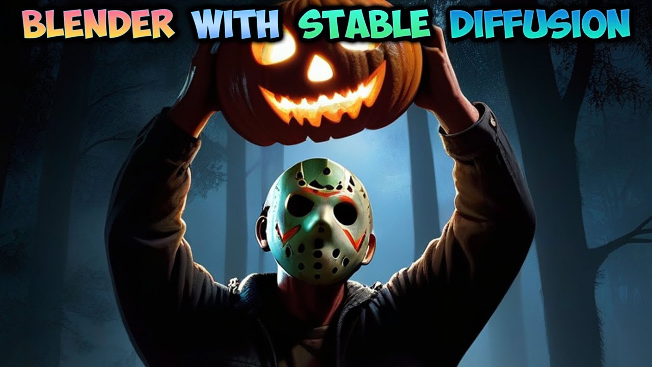 Blender with Stable Diffusion XL Tutorial - Friday the 13th - YouTube