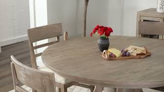 The Nook Heathered Oak 54&quot; Round Dining Table from Kincaid Furniture