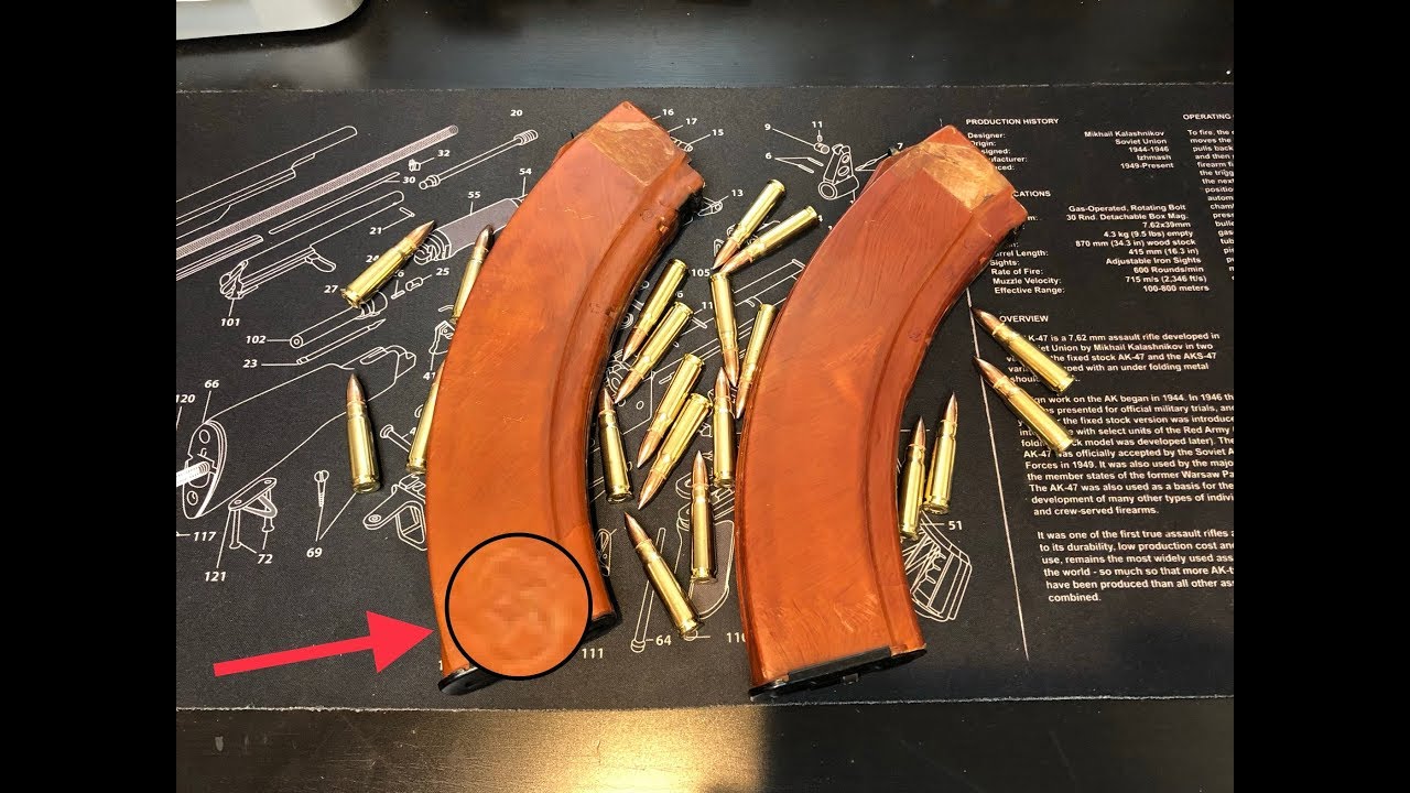 Рожок автомата КалашниковаRussian Bakelite RPK Magazine 7.62x39 40rd Rare.....