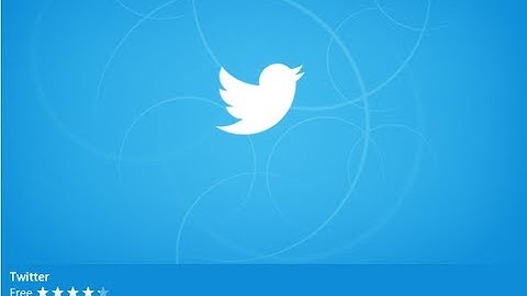 Twitter for Windows 8