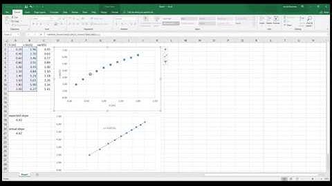 Excel Linearization Example