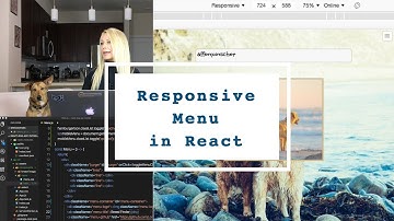 Responsive menu for React Application