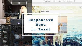 Responsive menu for React Application
