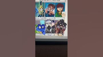 Give me six characters that remind you of me and I’ll draw them - Cyn murder drones