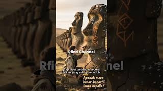 Pulau Paskah dan Patung Kepala Raksasa #cerita #sejarah #pulau #moai #fyp #viralvideo