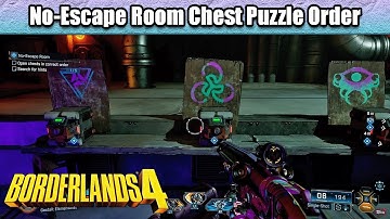 Chest Puzzle Solution - Open Chests in Correct Order No Escape Room | Borderlands 4