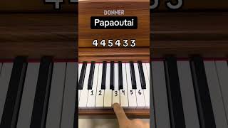 Papaoutai Easy Paino Tutorial piano tutorial