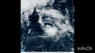 Tropical Storm Fernand Geocolour Satellite Imagery