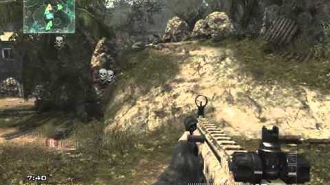 MW3 - Throwing knife across da map