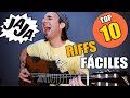 Top 10 Riffs mas fáciles de la historia del rock en guitarra acústica (Video Gracioso!)