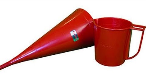 Marsh funnel viscosity test