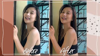 How I edit my photo + how to remove blemishes (ios and snapseed app) screenshot 3