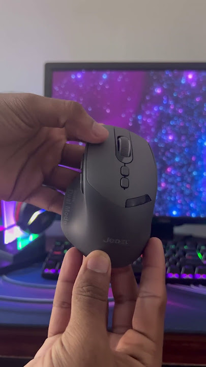 Jedel WD155 7D Dual Mode Rechargeable Mouse | Bluetooth   2.4G | RGB Design 🔥💻