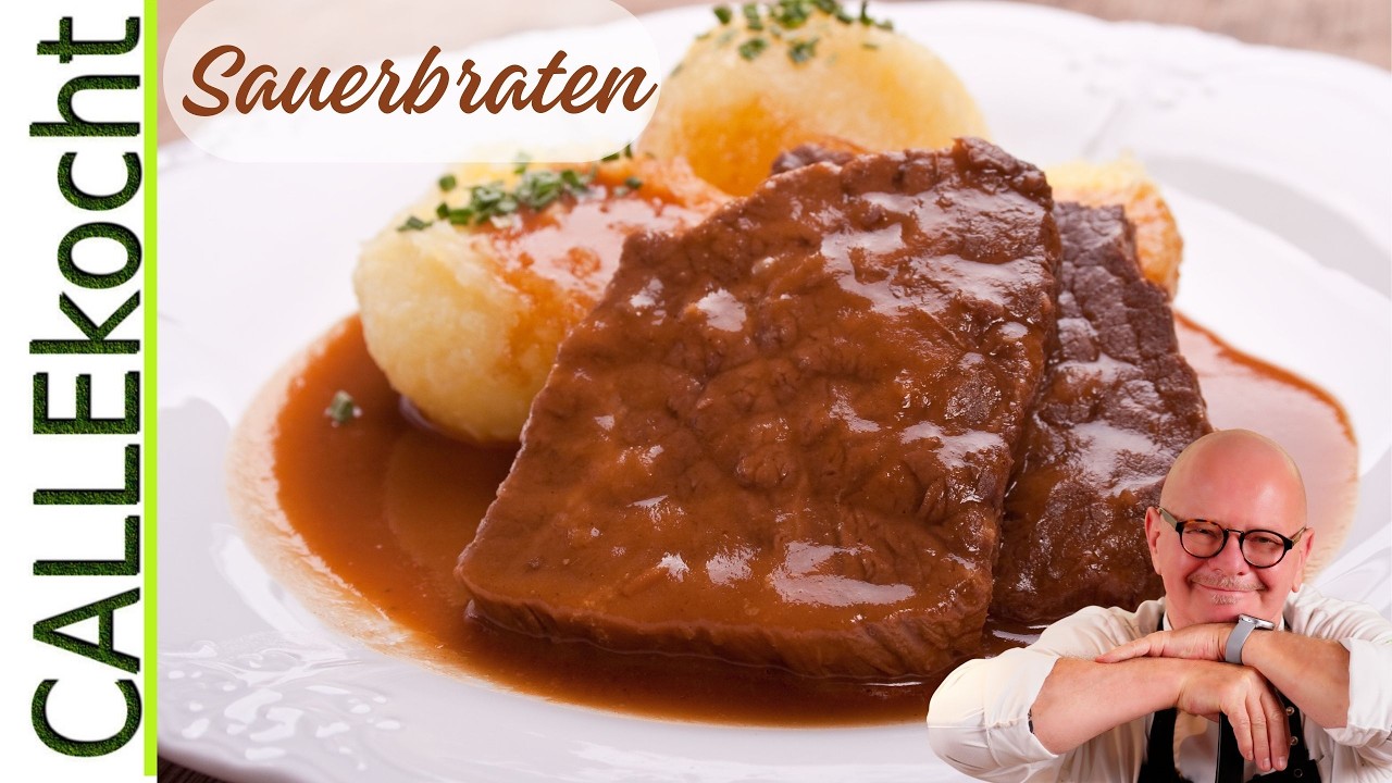 Besten Sauerbraten selber machen - Omas Rezept mit Bratensoße