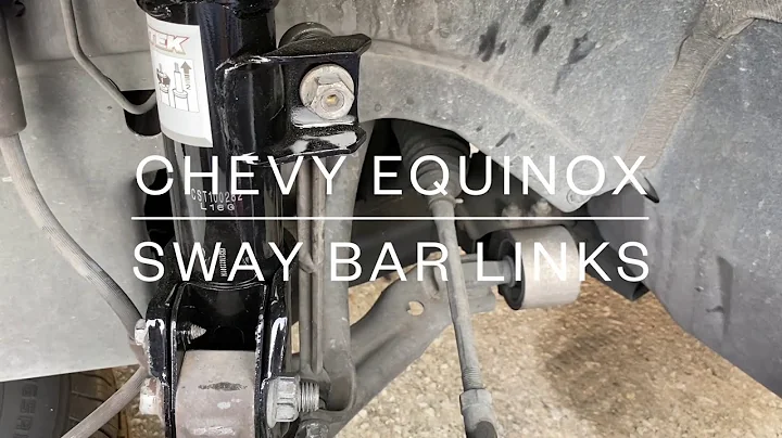 DIY | How to change sway bar links Chevy Equinox Pontiac Torrent