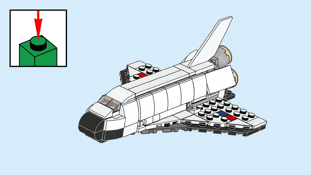 Lego shuttle instructions sale