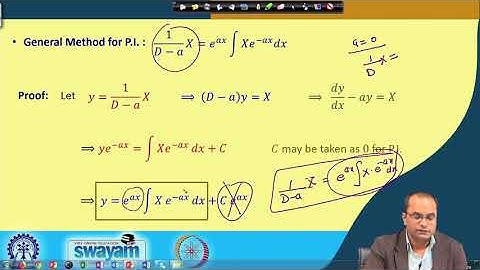 Lecture 58: Solution of Higher Order Non-Homogeneous Linear Equations - [Marathi]