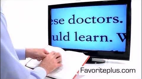 Low Vision Wireless Page to TV Magnifier Mouse