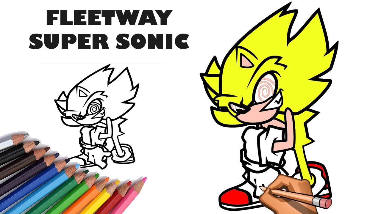 Warm-up sketch uwu . . . #sonicart #sonicfanart #sonic #supersonic #fleetway