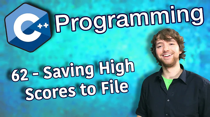 C++ Programming Tutorial 62 - Saving High Scores to File