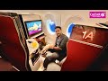 Unveiling qatar airways qsuite business class with 5 star dining 