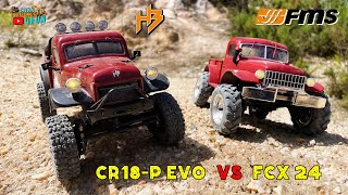 FMS FCX24 Power Wagon VS Hobby Plus CR18P EVO HARVEST | Comparison Test | Cars Trucks 4 Fun