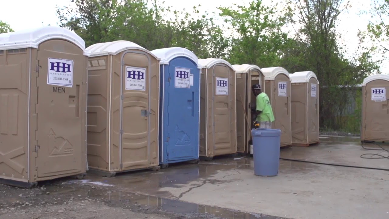Portable Toilets in Birmingham AL, details at YouTube