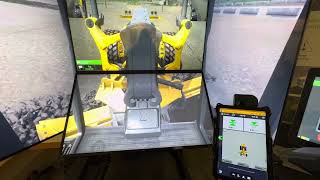 Famous MOTORGRADER SIMULATOR!!! With #trimble gps 5 screens full motion. Profile