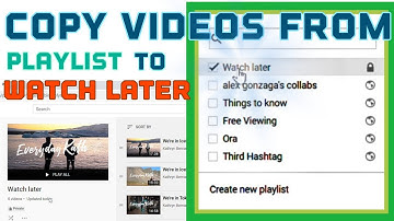 Tutorial: How to Copy or Save All Videos, at once,  from a Playlist to Watch Later?