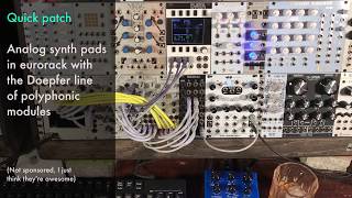 Famous Patch notes: Polyphonic modular synth pads - chords for days! Wealth