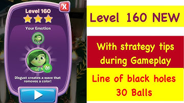 Inside Out Thought Bubbles Level 160 NEW: Tips and Strategy Gameplay Walkthrough Youtube No Boosters