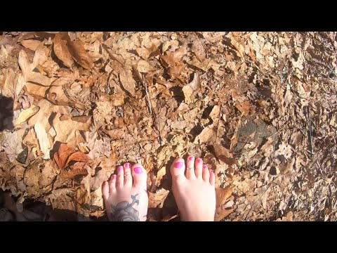 Barefoot Hiking | Snow | Blue Ridge Parkway