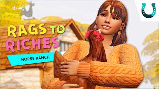 SPENDING ALL OUR MONEY ON DECORATING - totally worth it 🍂 | Sims 4 Horse Ranch Gameplay