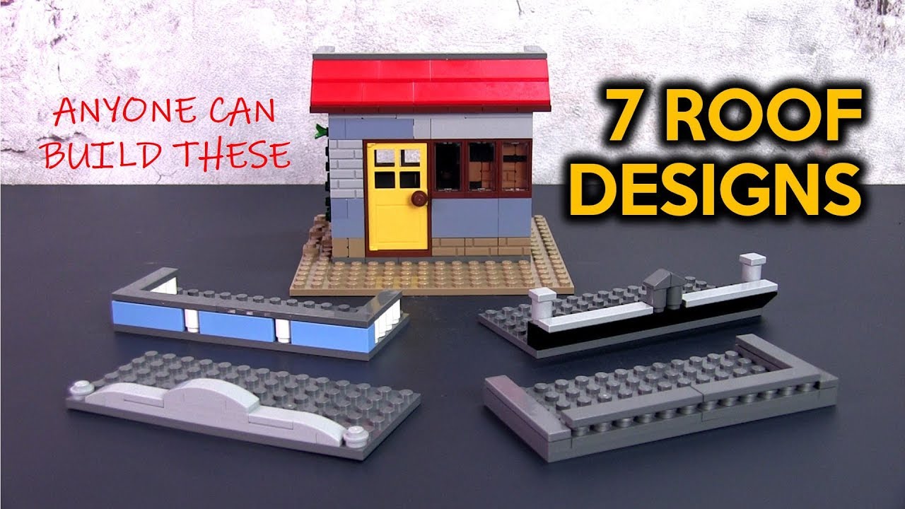 Mange sidde Himlen 7 Easy LEGO Roof Designs Anyone Can Build - YouTube