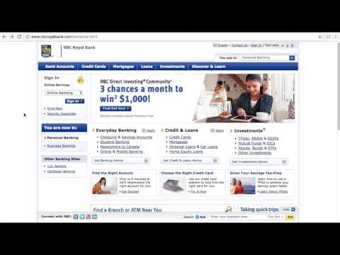 RBC Royal Bank Online Banking Login / Sign In - Man of Few Words