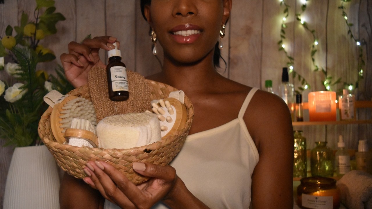 ASMR Natural Spa Day for Deep Relaxation ✨ Ultimate Facial Care & Massage (Layered sounds)