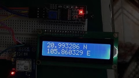STM32 GPS tracking system demo