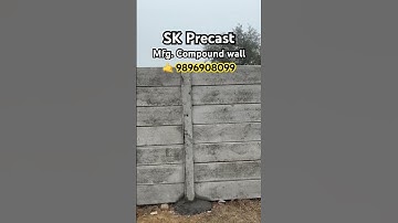 Precast compound wall in palwal readymade wall in palwal precast boundary wall in palwal rcc wall