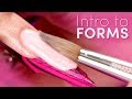 Intro to Forms 💅🏻How to Apply Acrylic on Nail Forms 💕Acrylic for Beginners