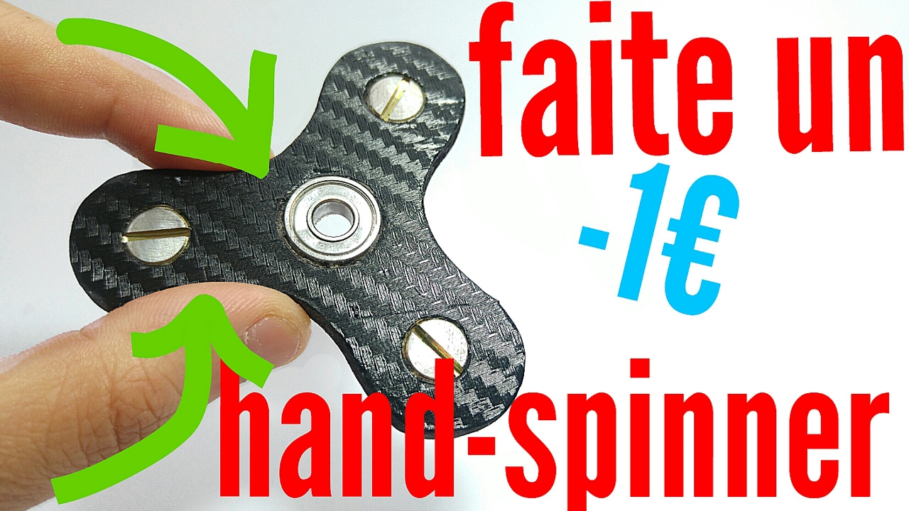 MENT FAIRE UN HAND SPINNER FACILE ET PAS CHER