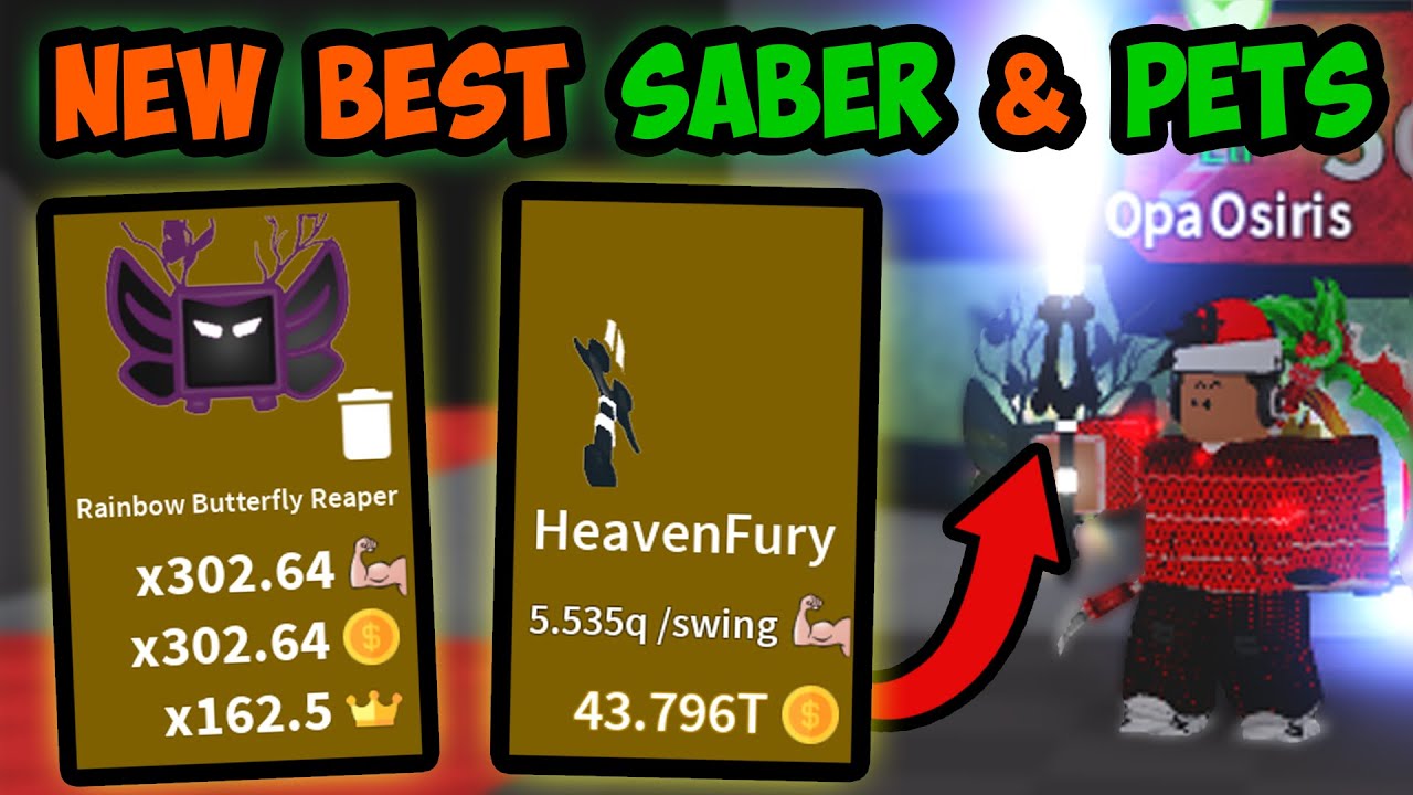 Getting New Best Sabers Pets Op Stats Roblox Saber Simulator Youtube - getting new best sabers pets op stats roblox saber