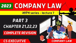 Company Law | PART -3 | Complete Revision | CS Exam Squad