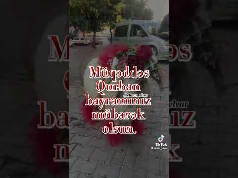 Müqəddəs Qurban bayramınız mübarek olsun Amin 🤲